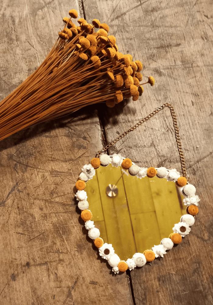 créations artisanales en fleurs séchées